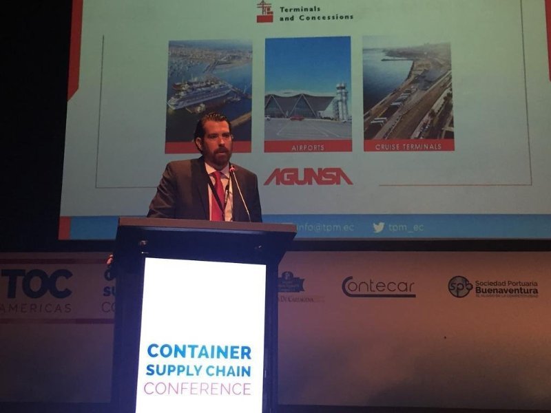 Representative for Manta Port Terminal participated at TOC Americas