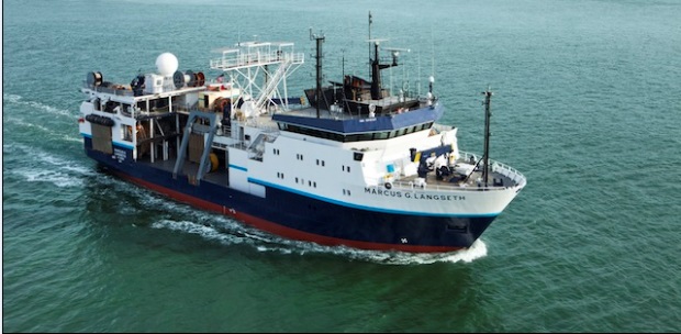 AGUNSA, port agent of scientific vessel that studies seismic movements