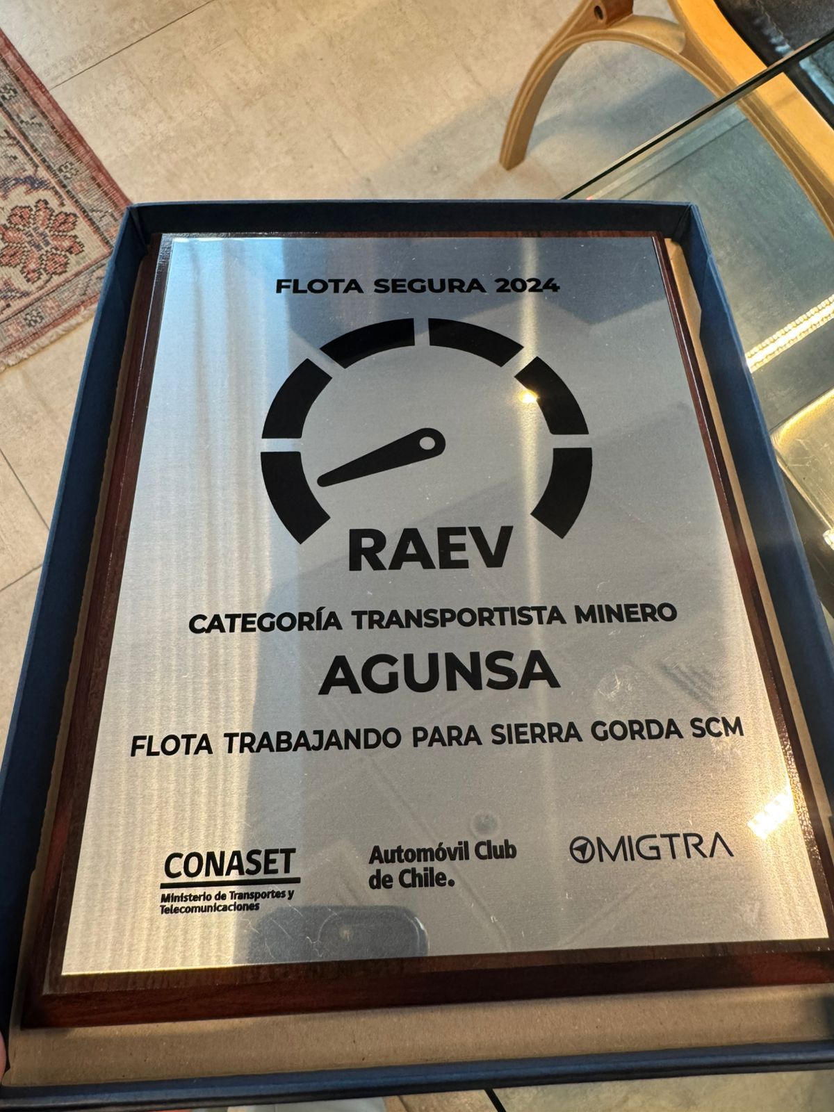 AGUNSA es reconocida como una de las flotas más seguras de Chile en los Premios RAEV 2025