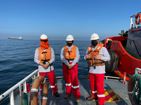 AGUNSA cuenta con su primera tripulación femenina.
