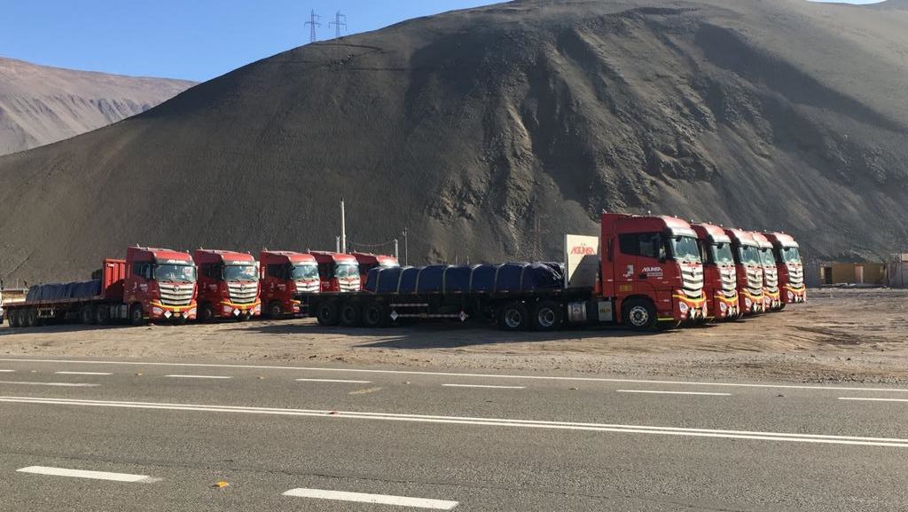 AGUNSA Perú con nuevas adjudicaciones de servicios de transporte.